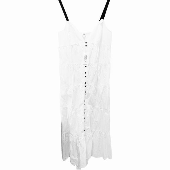 Frame Tiered Utility Dress sz M - Picture 6 of 15